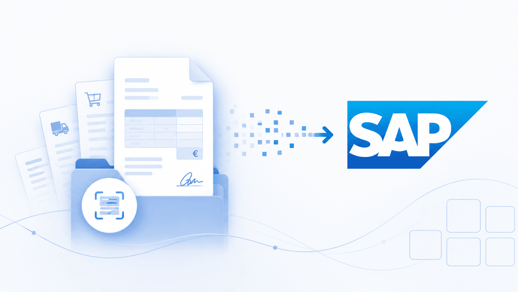 SAP-connected invoice processing workflow